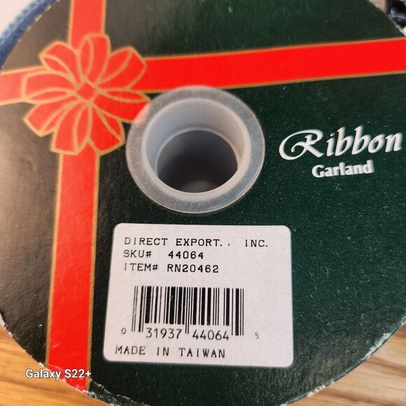 Ribbon Lot Set - Gingham Satin Burlap Denim 1.5 - 6 Inch Floral Wreath Crafting - Picture 9 of 10